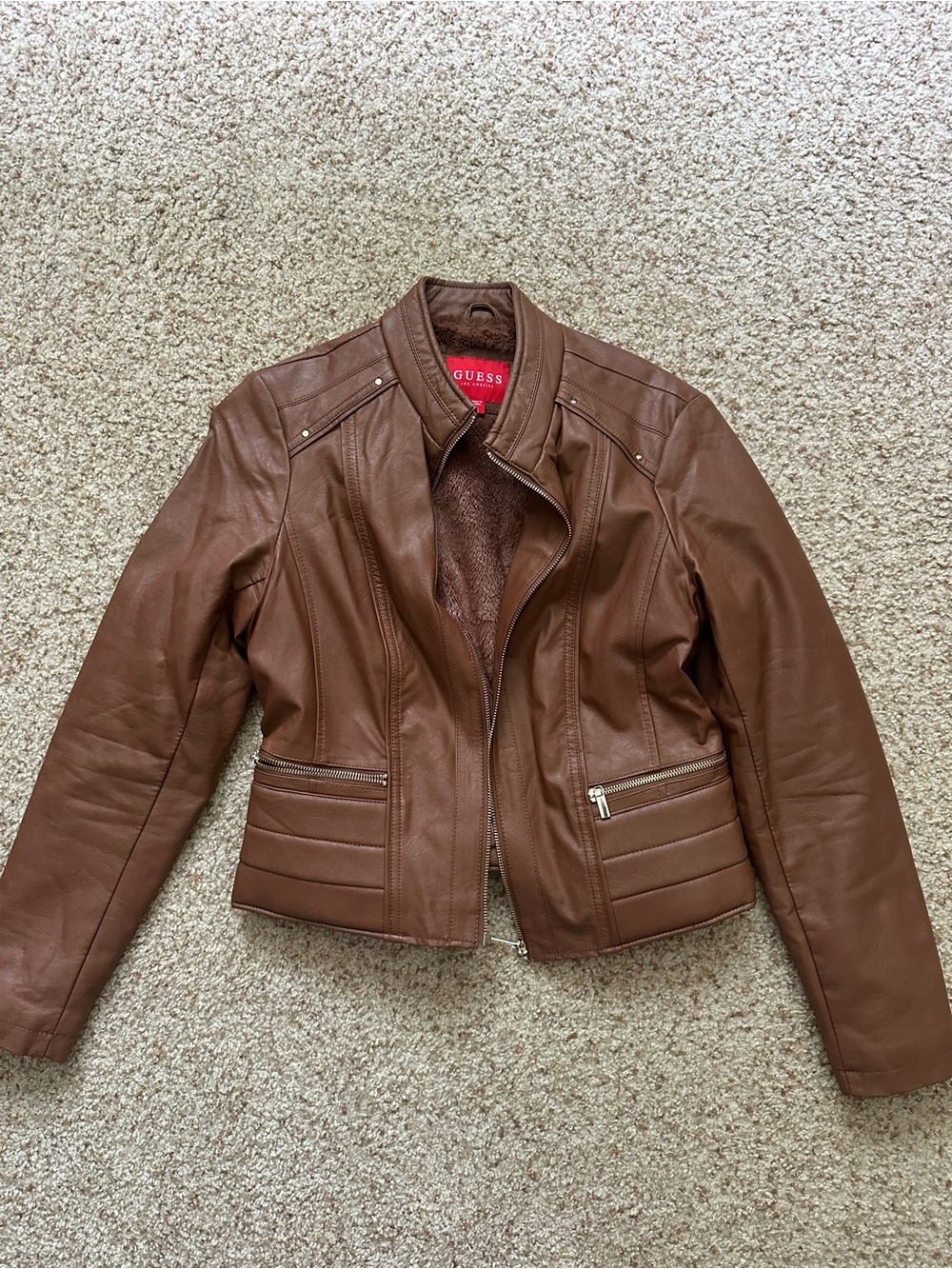 Guess Faux Leather Jacket